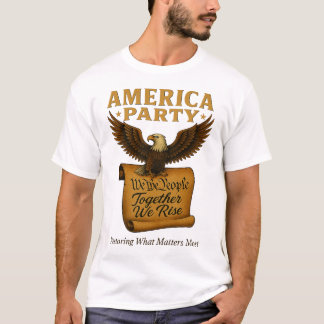 T-shirt Fête Amérique Rétablir Ce Qui Compte
