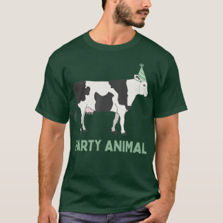 T-shirt Fête Animal Vache Anniversaire Vache Anniversaire