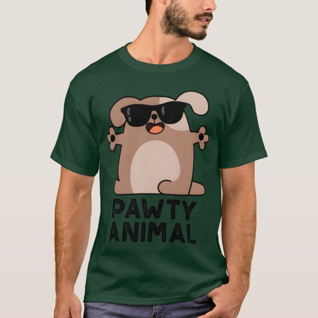 T-shirt Fête Animaux Mignons Fête Chien amis (Devant)