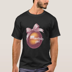 T-shirt Fête Anniversaire Coquette Bal Nœud Drôle Disco Na