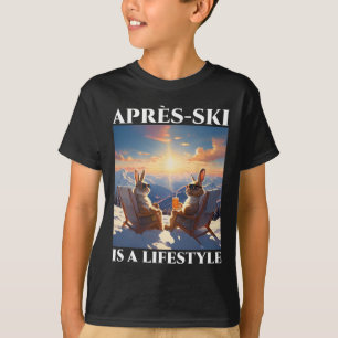 T-shirt Fête Après Ski Ski Bunny - Tenue de Ski Skieur