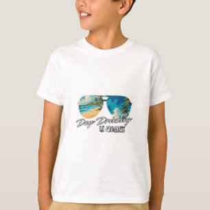 T-shirt Fête arrosée en cours Drôle de vacances pour célib