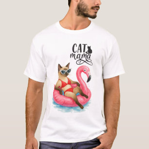 T-shirt Fête au bord de la piscine pour les amoureux de ch