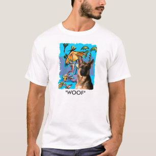 T-shirt Fête avec un Berger Allemand