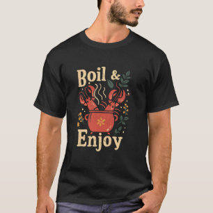 T-shirt Fête cajun féminine de mijotée d'écrevisses et d'a