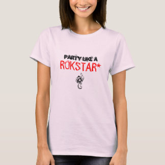 T-shirt Fête Comme Un ROKSTAR*