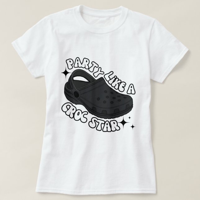 T-shirt Fête Comme Une Étoile Croc (Design devant)