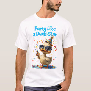 T-shirt Fête comme une étoile de canard