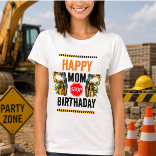 T-shirt Fête d'anniversaire Camion à benne 1 an