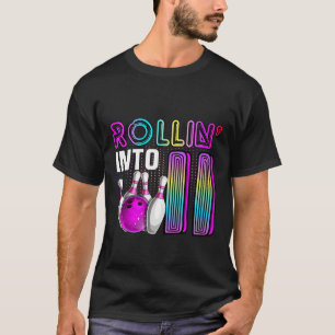 T-shirt Fête d'anniversaire de bowling pour 11 ans Rollin