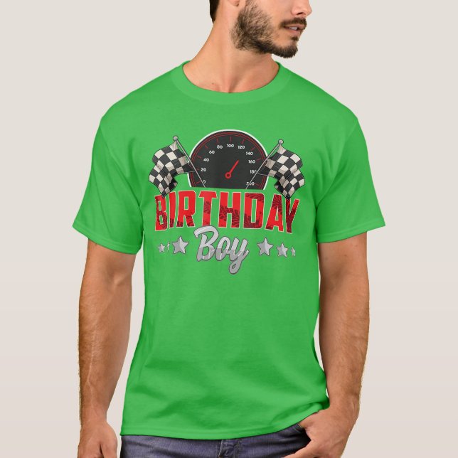 T-shirt Fête d'anniversaire de course Fête d'anniversaire  (Devant)