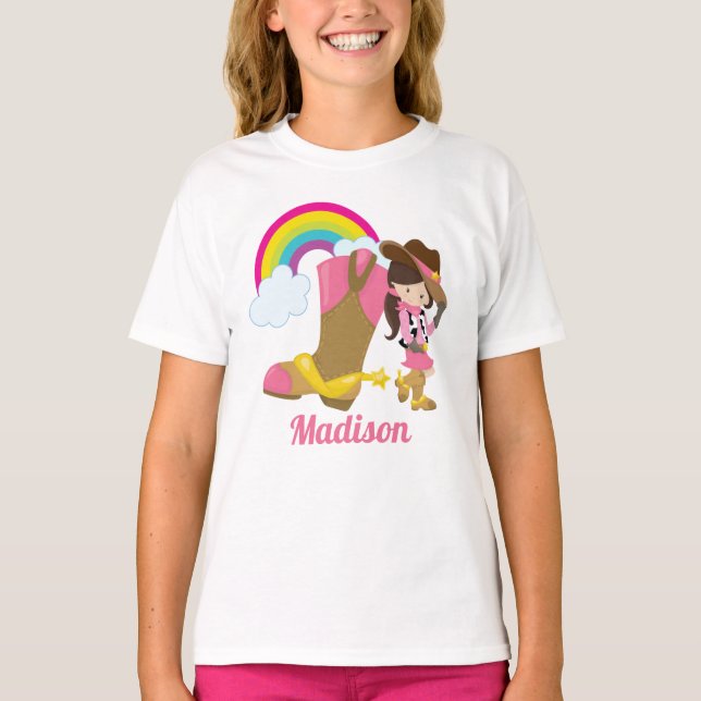 T-shirt Fête d'anniversaire de la petite fille personnalis (Devant)