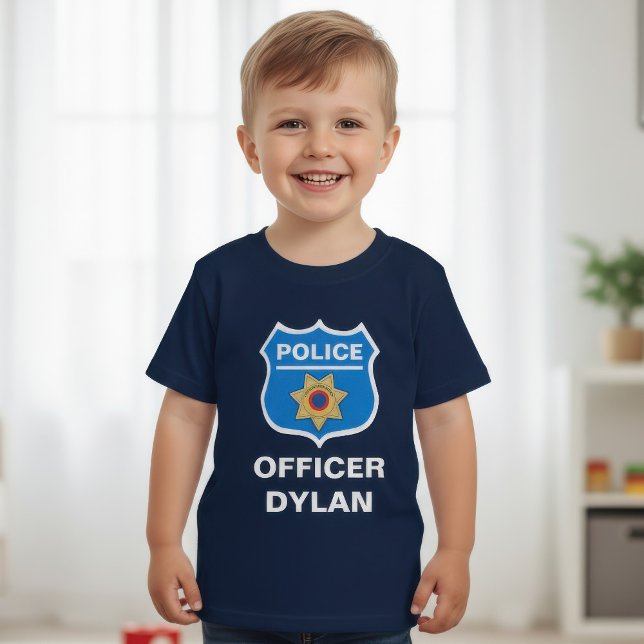 T-shirt Fête d'anniversaire de la police (Créateur téléchargé)