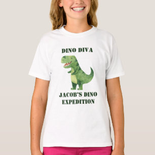 T-shirt Fête d'anniversaire de la sœur exploratrice de din