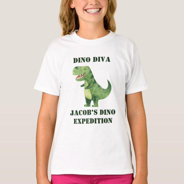 T-shirt Fête d'anniversaire de la sœur exploratrice de din (Devant)