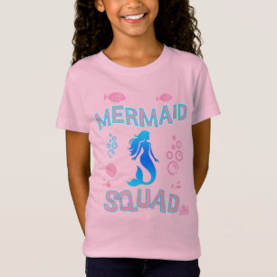 T-Shirt Fête d'anniversaire de la troupe de sirènes