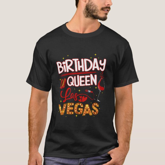 T-shirt Fête d'anniversaire de Las Vegas - Voyage de fille (Devant)