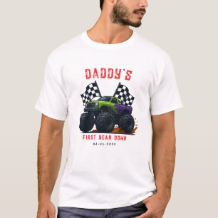 T-shirt Fête d'anniversaire de Monster Trucks 1 an