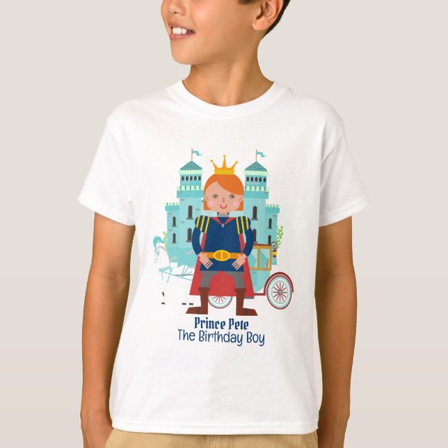T-shirt Fête d'anniversaire du prince royal (Devant)