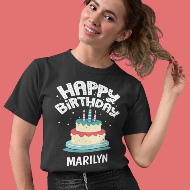T-shirt Fête d'anniversaire personnalisée pour un enfant d (Créateur téléchargé)