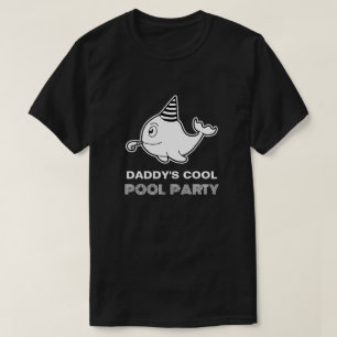 T-shirt Fête d'anniversaire Piscine