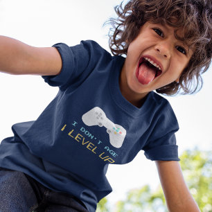 T-shirt Fête d'anniversaire pour enfants 'Je ne vieillis p