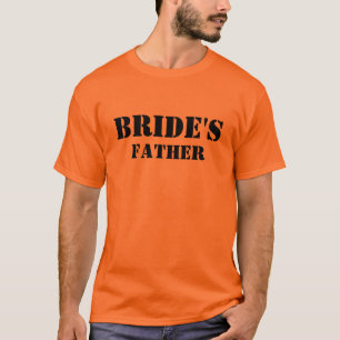 T-shirt Fête de bachelor du père de la mariée personnalisé