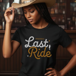 T-shirt Fête de Bachelorette Cowgirl Dernière Chevauchée C