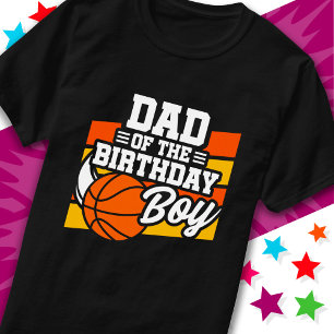 T-shirt Fête de basket-ball pour enfants Papa of the Birth
