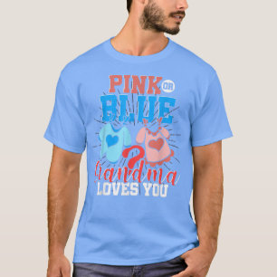 T-shirt Fête de bébé Grand-mère Fête de révélation de genr