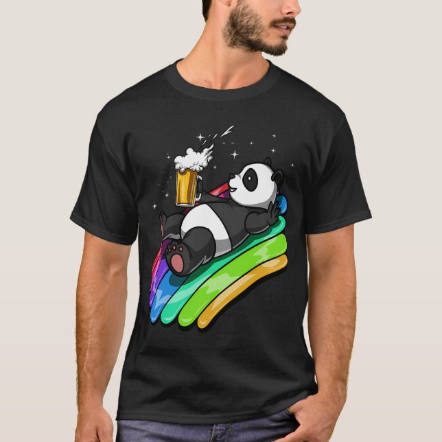 T-shirt Fête de bière d'ours panda (Devant)