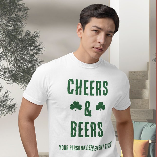 T-shirt Fête de bière et acclamations (Créateur téléchargé)