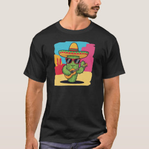 T-shirt Fête de cactus heureux dessin animé – Amusement du