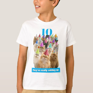 T-shirt Fête de chats
