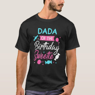 T-shirt Fête De Crème De Glace Dada De L'Anniversaire Swee