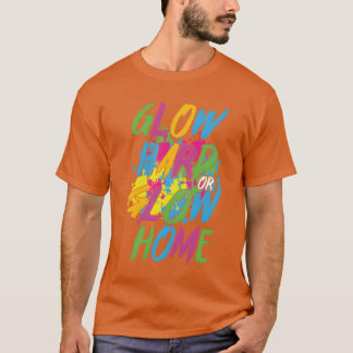 T-shirt Fête de dégustation de Glow Crazy Costume rétro de