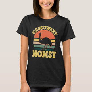 T-shirt Fête de famille de casoar maman casoar mignonne