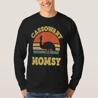T-shirt Fête de famille de casoar maman casoar mignonne