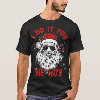 T-shirt Fête De Famille Je Le Fais Pour Hos Santa Claus