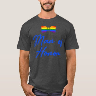 T-shirt Fête de fiançailles gay de la fierté LGBT homme d'