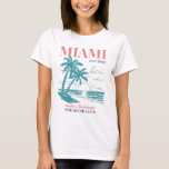 T-shirt Fête de Filles à la Plage Voyage de Filles d'Été à<br><div class="desc">Faites sensation lors de votre prochaine enterrement de vie de jeune fille avec ces magnifiques t-shirts personnalisés pour une fête de bachelorette sur la plage. Que vous célébriez un voyage de bachotage, des vacances entre filles ou des vacances entre meilleures amies, ces t-shirts personnalisés pour une fête de bachelorette sur...</div>
