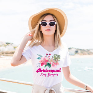T-shirt Fête de fin de semaine de bachelorette tropicale B