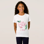 T-Shirt Fête de flamant tropical<br><div class="desc">T-shirt de fête d'été flamingo tropical. Parfait pour les baby showers,  douches nuptiales,  fêtes d'anniversaire. Ajoutez une sensation tropicale,  ludique et lumineuse à votre fête. Partie d'une collection.</div>