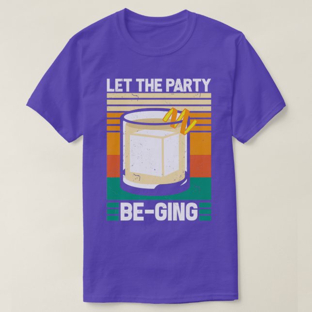 T-shirt Fête de Gin Amateur de Gin (Design devant)