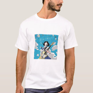 T-shirt Fête de guitariste de fille d'anime