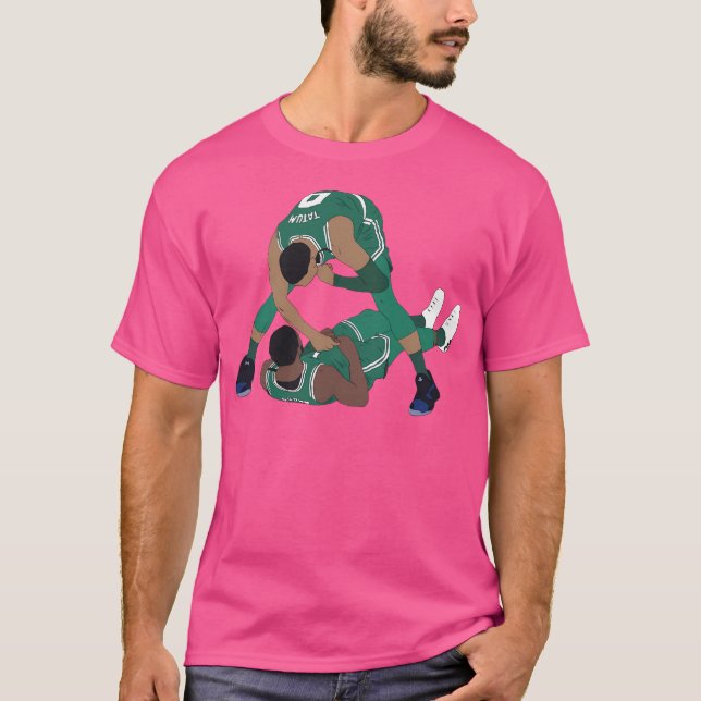 T-shirt Fête De Jaylen Brown Et Jayson Tatum (Devant)