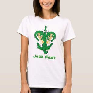 T-shirt Fête de jazz Alligators Horn