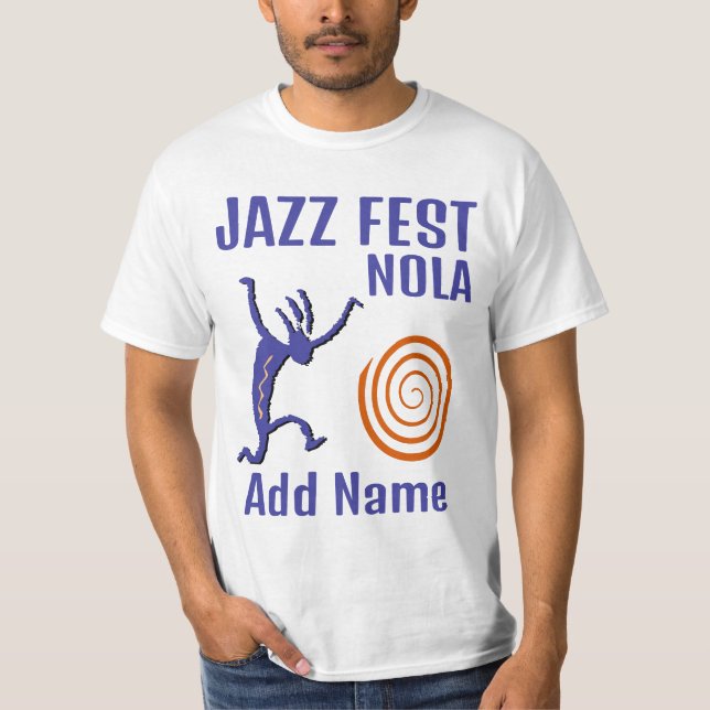 T-shirt Fête de Jazz personnalisée Spiral (Devant)