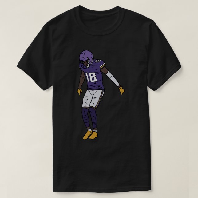 T-shirt Fête de Justin Jefferson 1 (Design devant)