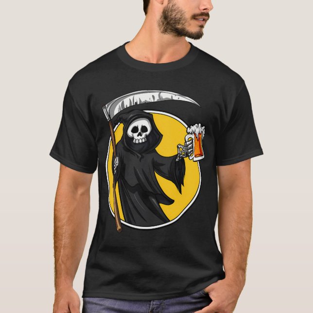 T-shirt Fête de la bière de la Faucheuse (Devant)